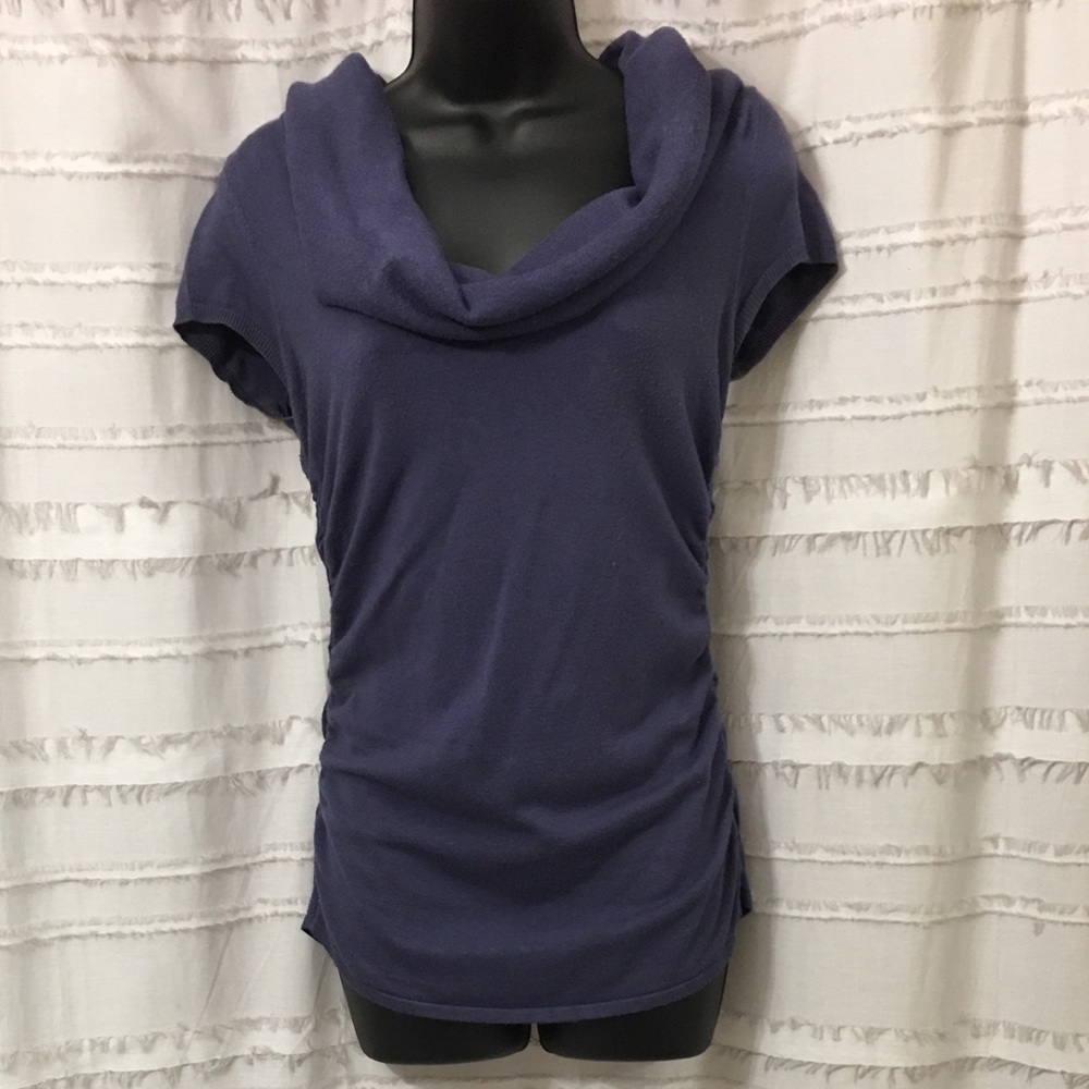 Express Short Sleeve Cowl Neck Sweater